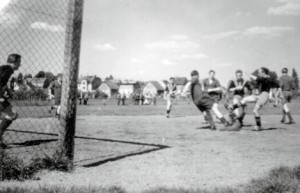 Spielszene 1950 Kerb Sportplatz